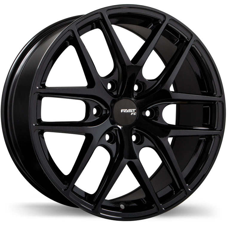 FAST FC04X METALLIC BLACK 20X8.5 +40 6X120MM 67.1MM