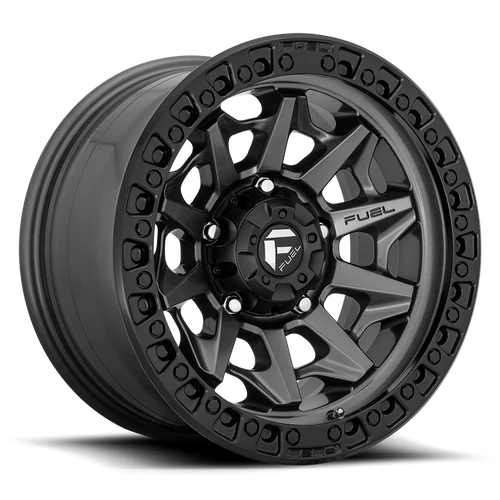 FUEL OFFROAD D716 COVERT MATTE GUNMETAL BLACK BEAD RING 17X9 +1 6X139.7mm 106.1mm *Text us for CLEARANCE price