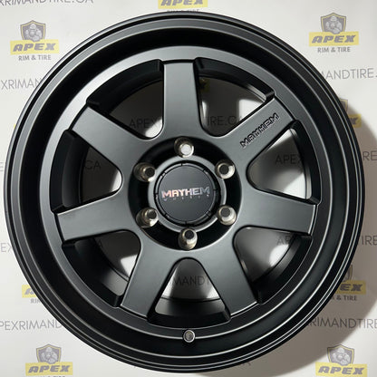 MAYHEM CONVOY 8307 MATTE BLACK | 17X9 6X139.7 -6MM 106.1MM