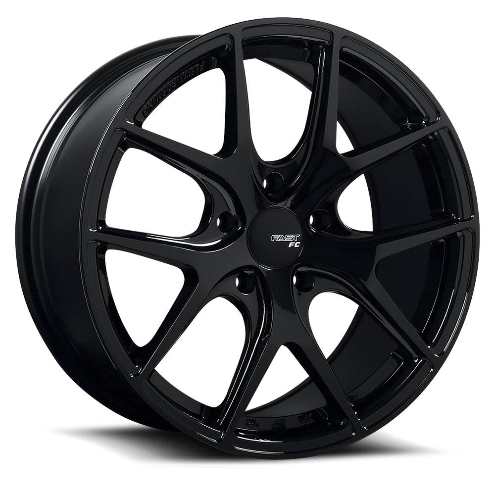FAST FC04 METALLIC BLACK 19X8.5 +45 5X114.3MM 72.6MM