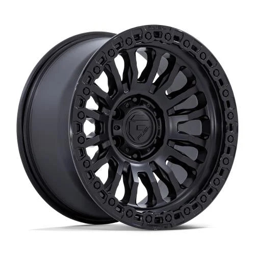 FUEL FC857 RINCON MATTE BLACK W/ GLOSS BLACK LIP 20X10 -18 8X180 124.2 * TEXT FOR CLEARANCE PRICE ***