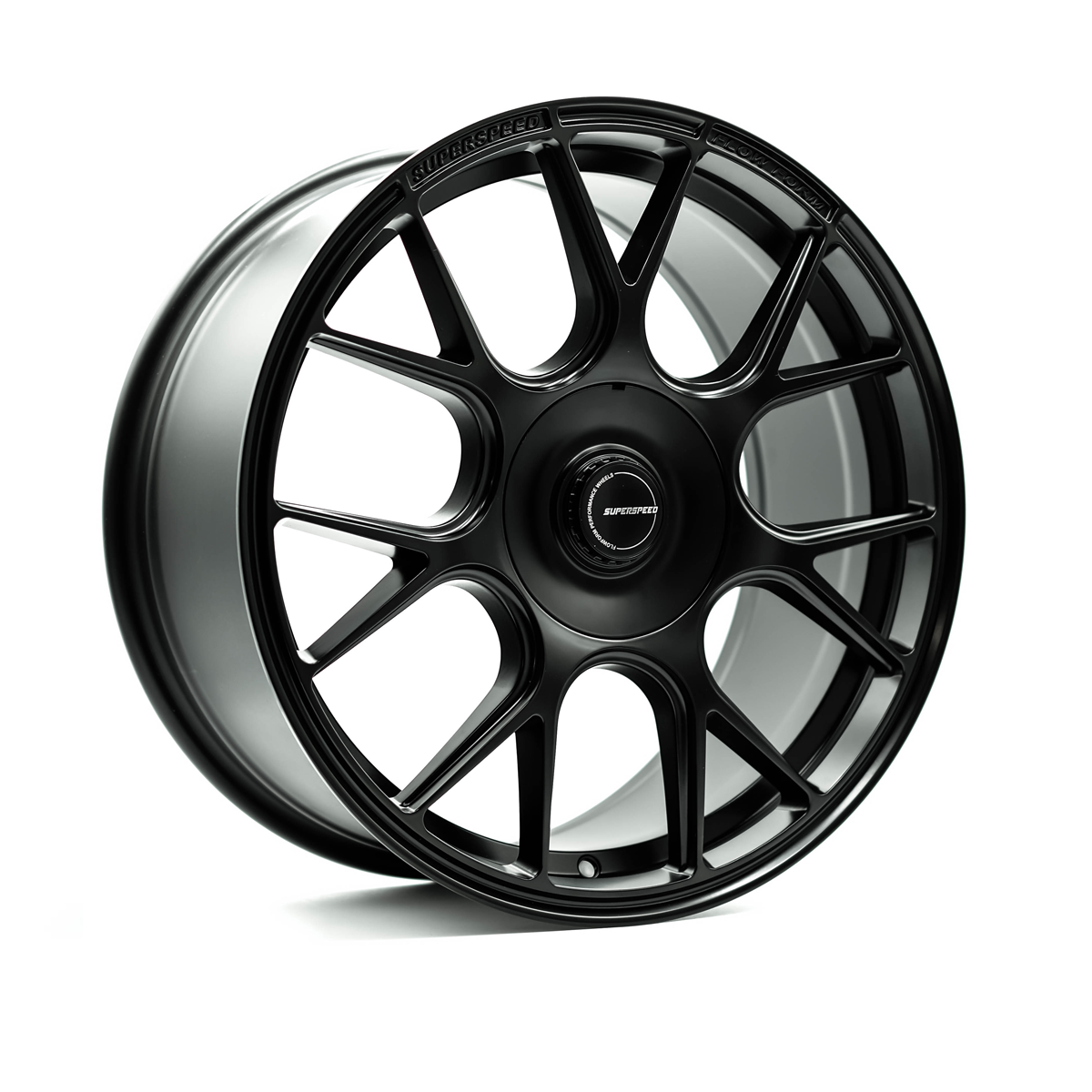 Superspeed RF01 Progressive 5x114.3 18x8.5 +45 Matte Black CB 73.1