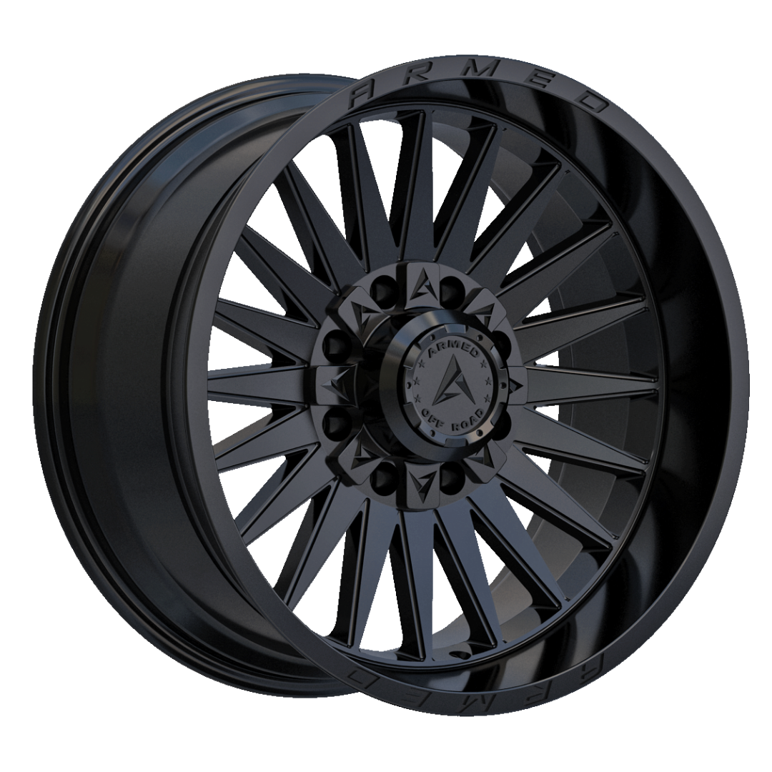 ARMED HOSTILE 20X9 6X135/6X139.7 ET:+0 FULL GLOSS BLACK CB:108.1