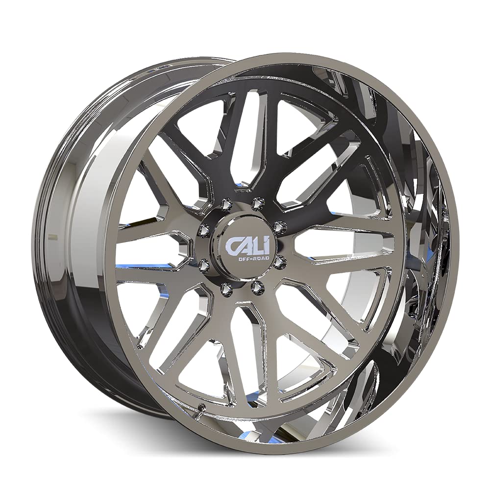 CALI OFFROAD INVADER 9115 CHROME 20X10 -25 6X135 87.1MM