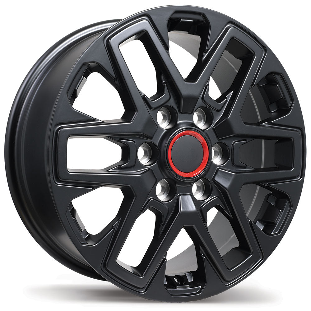 REPLIKA R262 Satin Black 18x7.5 +60mm | 6x139.7 | 95.1mm