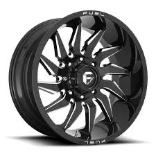 FUEL SABER GLOSSY BLACK /MILLED | 22x12 -44 6x135