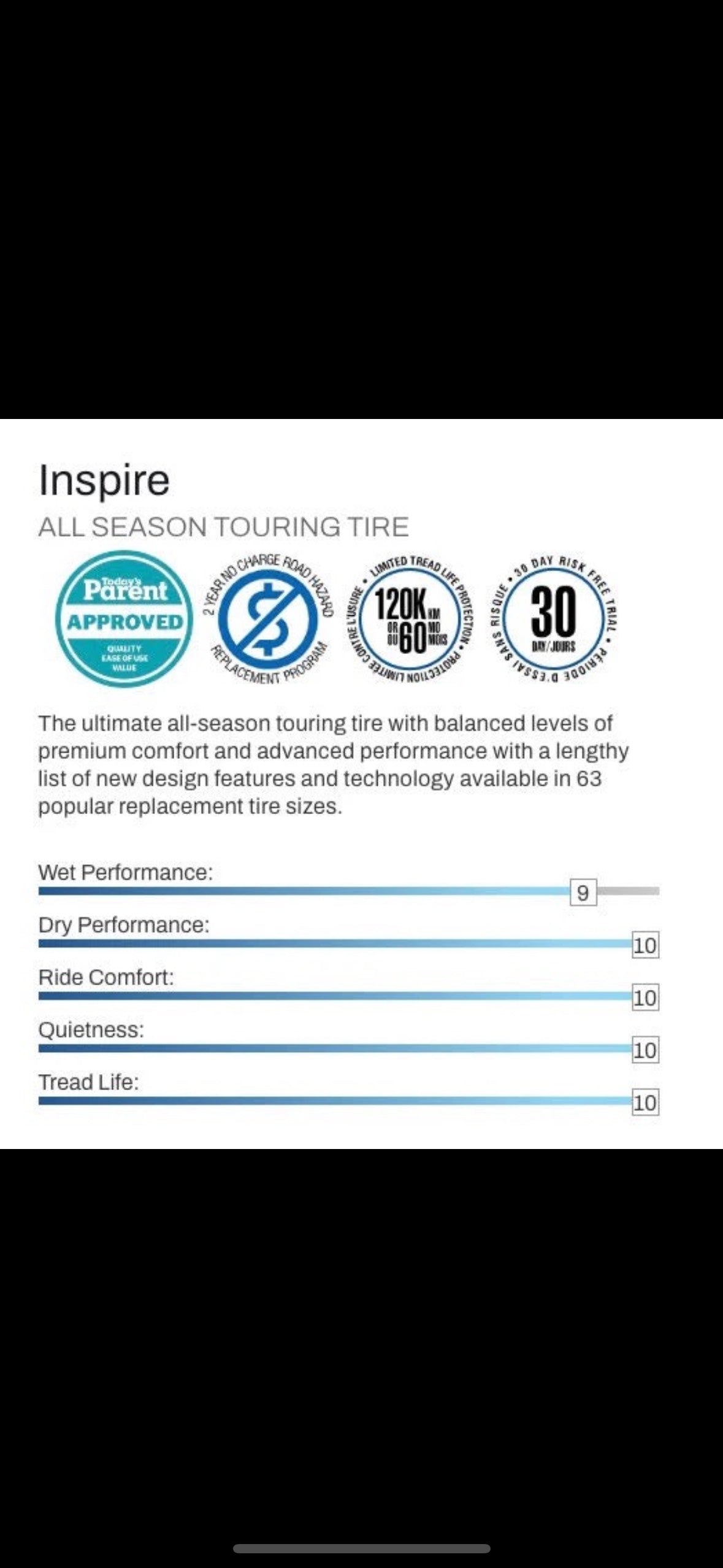 235/60R16 Sailun Inspire All Season