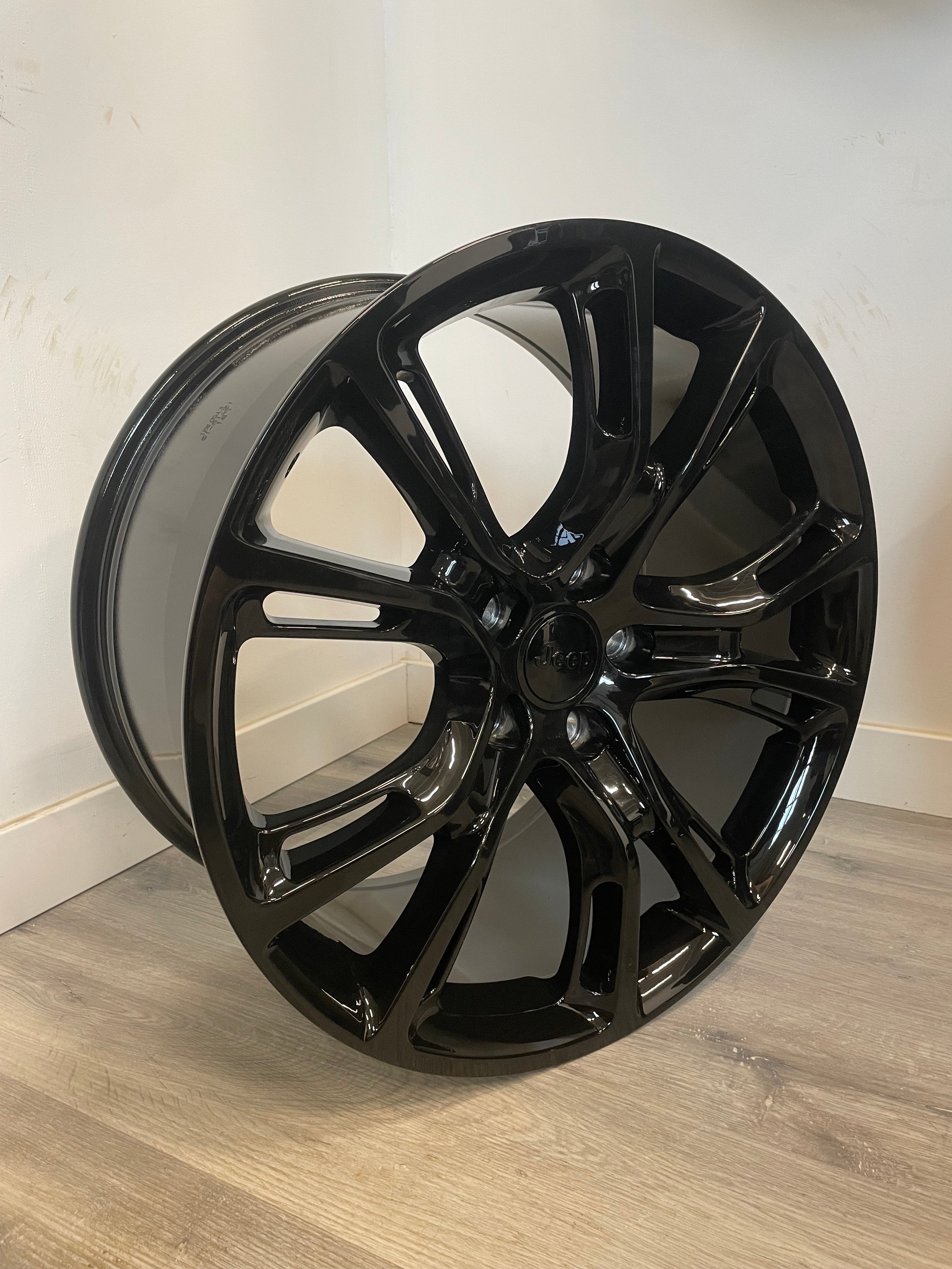 R148B JEEP SRT REPS GLOSS BLACK 20X10 +50 5X127MM 71.5MM