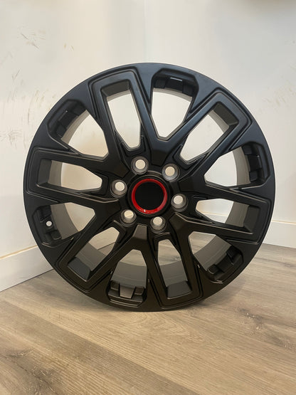 TOYOTA TUNDRA 2022 + TRD OEM REPS 20x7.5 +60 6x139.7mm 95.1mm BLK / SAT