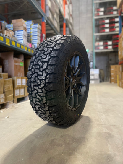 (SET OF FOUR) FORD F-150 ROUSH Reps 20x9 6x135 +35 Gunmetal | 275/60r20 Amp Terrain Pro