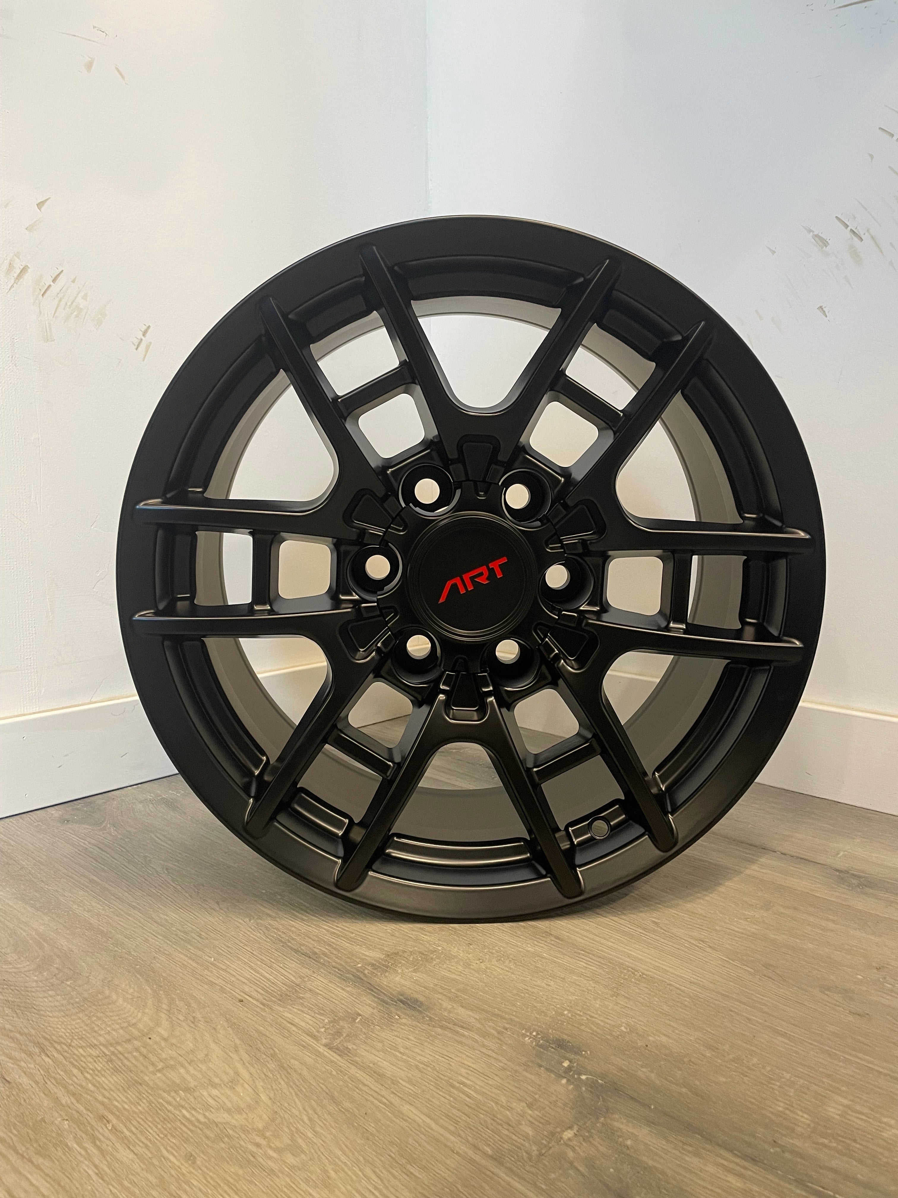 TOYOTA TACOMA TRD 237 SATIN BLACK 17X8 +5 6X139.7MM 106.1MM