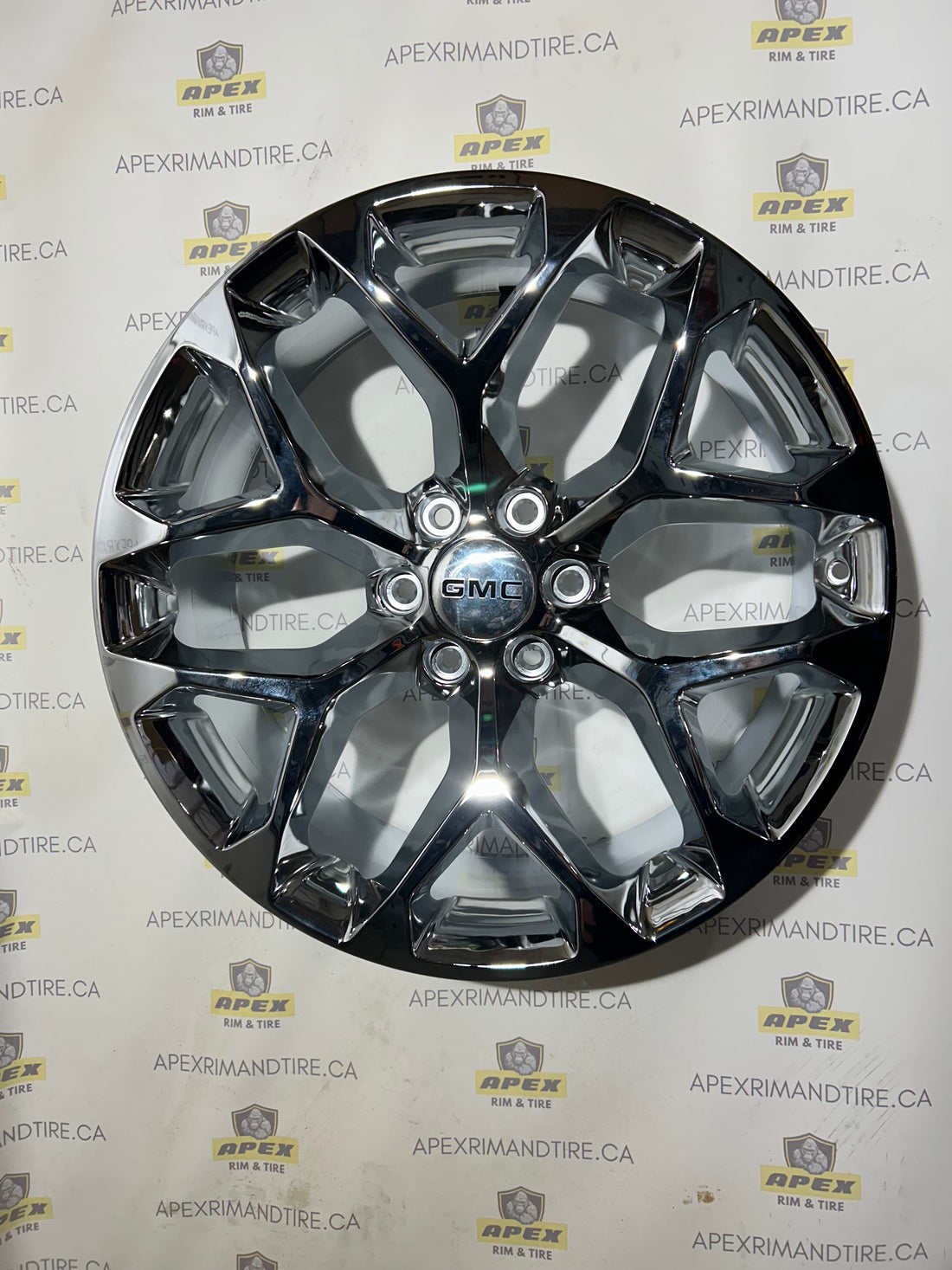 SNOWFLAKE CHEVY/GMC CHROME | OEM REPLICA 22X9 +24 6X139.7MM