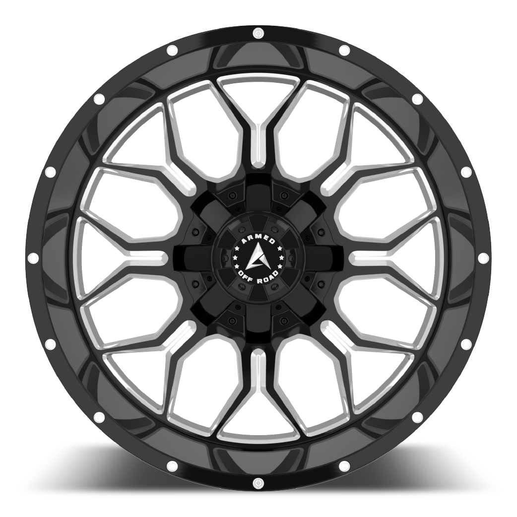 ARMED OFF-ROAD INFANTRY GLOSS BLACK MILLED | 18X9 +0 6x135/139.7