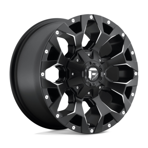 FUEL ASSAULT 22X10 6X135/6X139.7 106.1 -18 MATTE BLACK MILLED