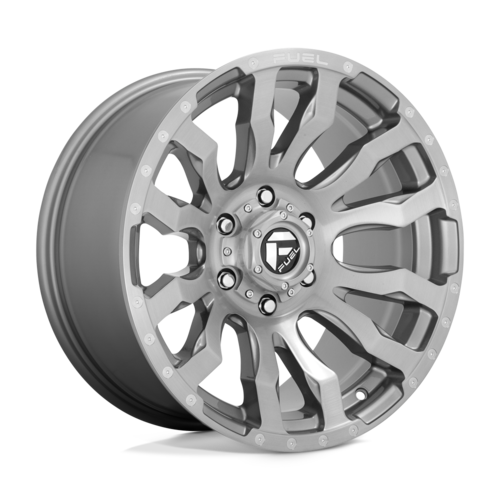 FUEL BLITZ 20X9 6X135 0MM BRUSHED GUN METAL TINTED CLEAR