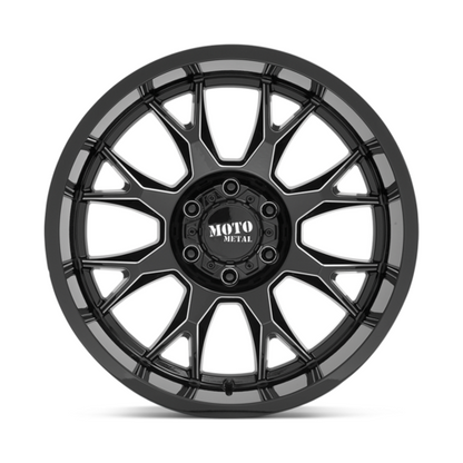 MOTO METAL MO806 GLOSS BLACK / MILLED | 20x9 6x135 +0