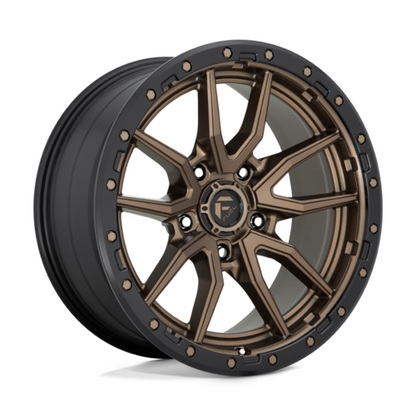 FUEL REBEL 20X9 6X135 +20 MATTE BRONZE BLACK BEAD RING