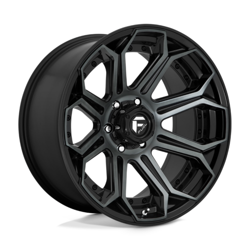 FUEL SIEGE 22X10 -18 8x165.1 125 MLT BLK DOUBLE DARK TINT