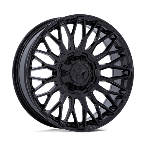 MSA UTV M50 CLUBBER 15X7 +10 4X137/4X156 110.1 GLOSS BLACK