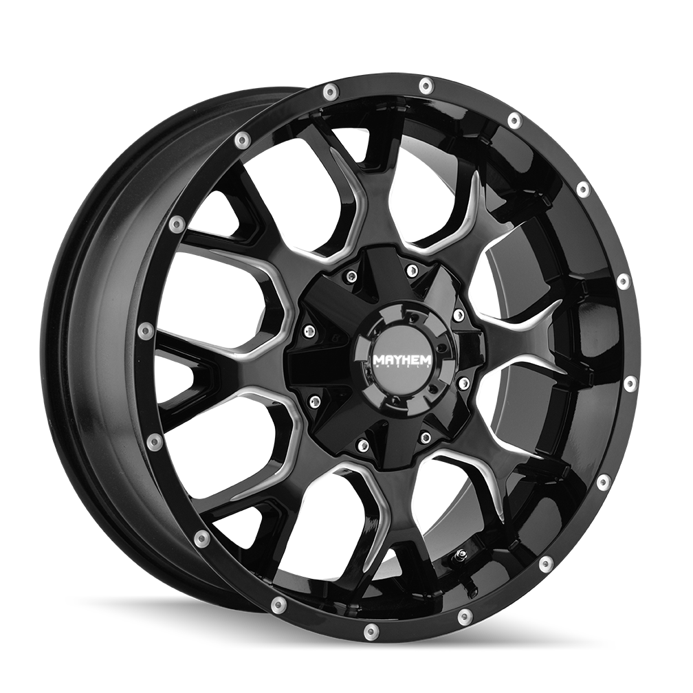 MAYHEM WARRIOR 8015 MATTE BLACK 18X9 6X135/6X139.7 -12MM 106MM