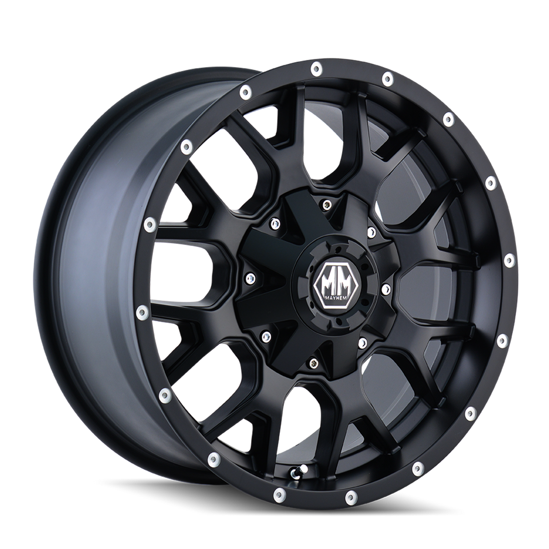 MAYHEM WARRIOR 8015 MATTE BLACK | 17X9 5X127/5X139.7 +18 78.3MM