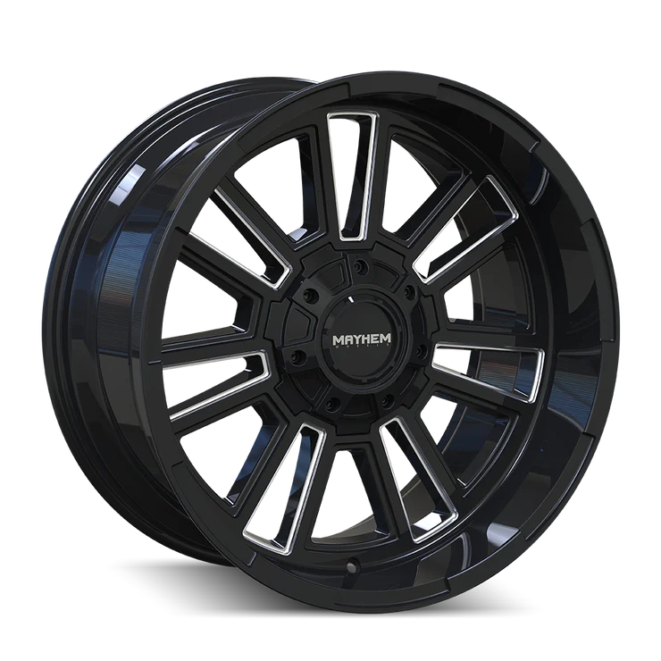 MAYHEM APOLLO GLOSS BLACK MILLED | 20X9 +18 8X170