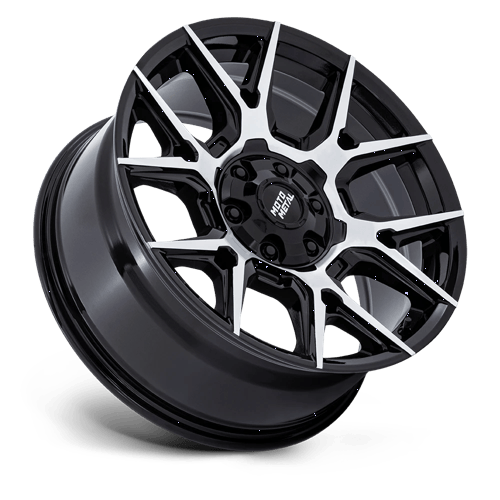 MOTO METAL MO813 MASON GLOSS BLACK W/ MACHINED FACE  20X9 +10 6X135/6X139.7 95.1MM