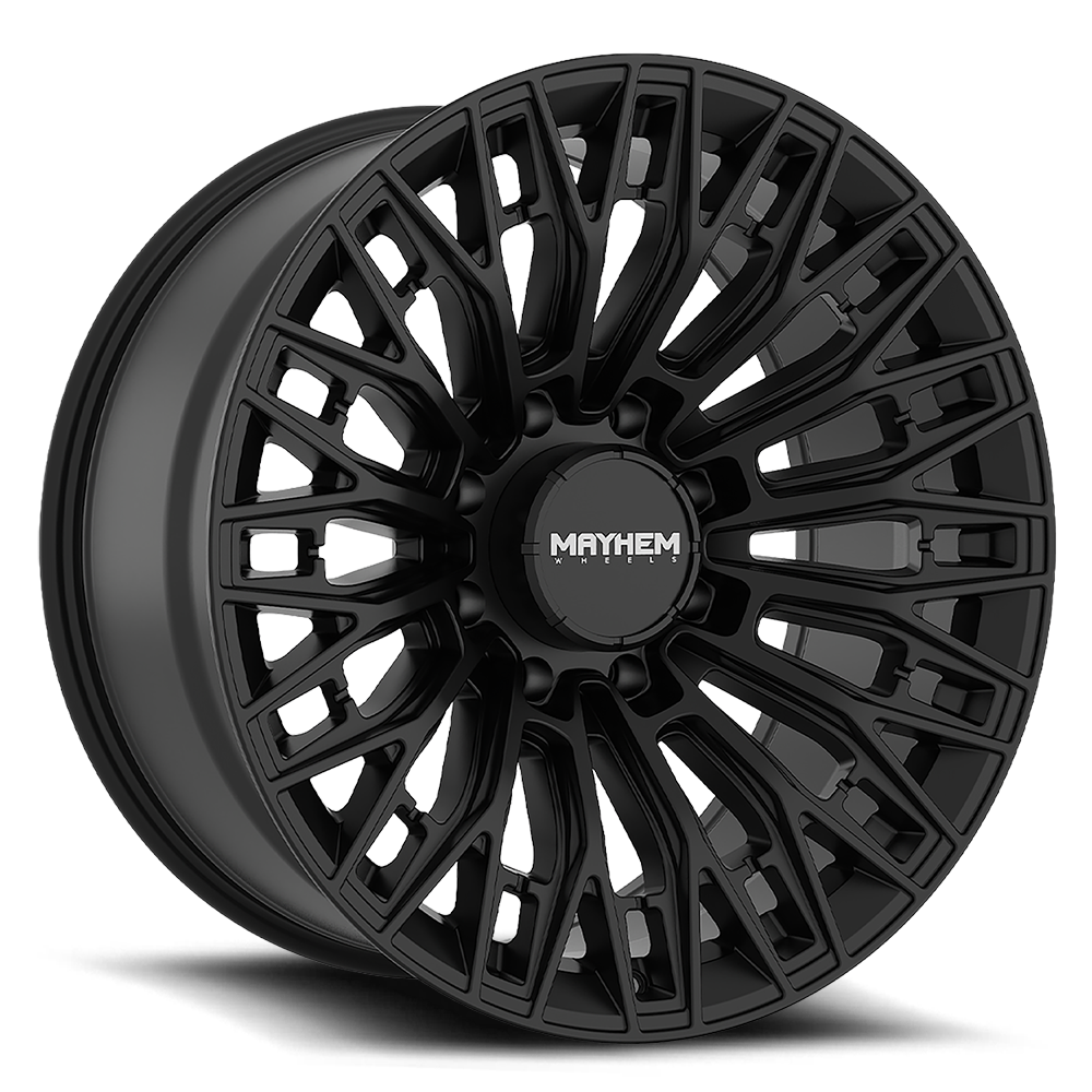 MAYHEM CYCLONE 8121 GLOSS BLACK 20X9 8X165.1 18MM 125.2MM