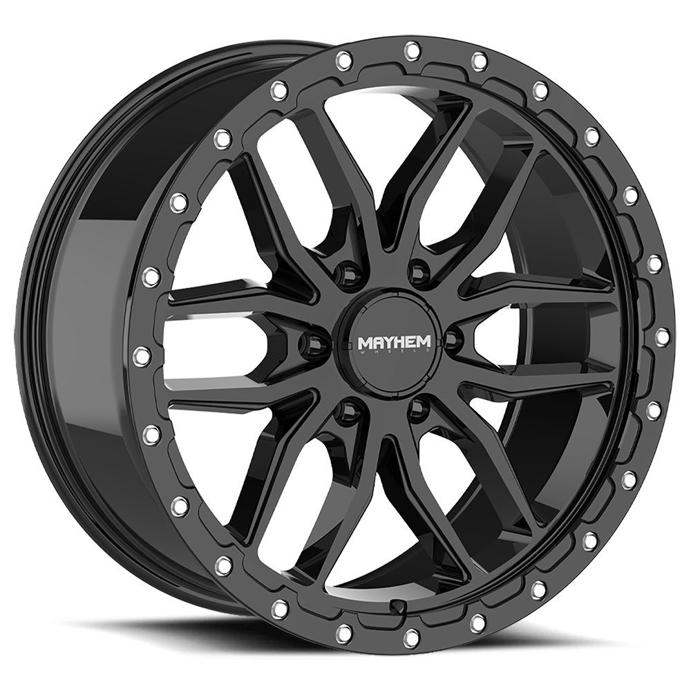 MAYHEM VECTOR 8310 GLOSS BLACK 17X9 6X139.7 18MM 106MM