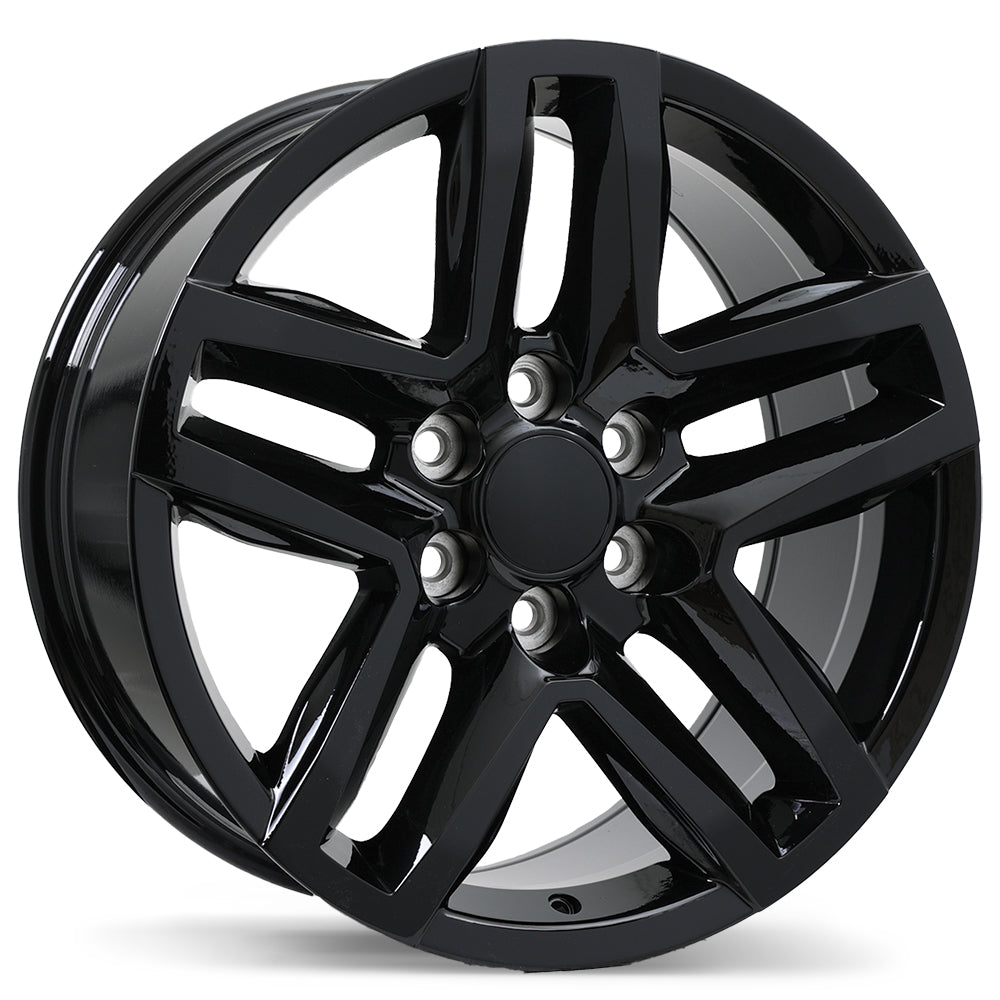 GMC/CHEVY TRAIL BOSS STYLE OEM REPS R245 GLOSS BLK | 20X9 +28 6X139.7MM 78MM