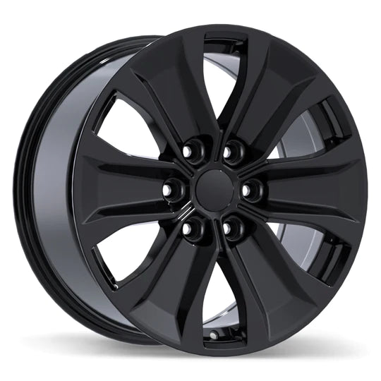 REPLIKA R250 FORD GLOSS BLACK | 17X7.5 6X135 +44