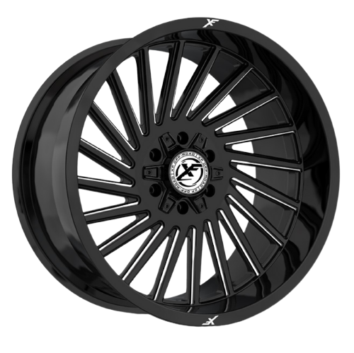 XF 239 GLOSS BLACK MILLED | 20X9 +12 8X165.1/8X180