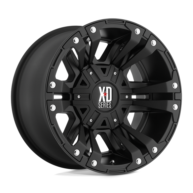 XD 822 MONSTER II MATTE BLACK 17X9 +18 6X135/6X139.7 106.1MM