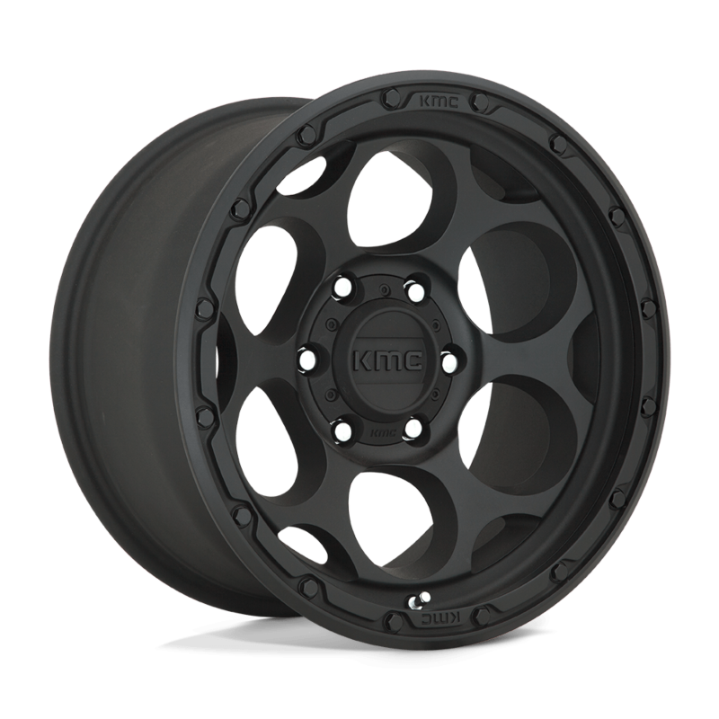 KMC DIRTY HARRY 17X8.5 6X139.7 106.10 +18 TEXTURED BLACK