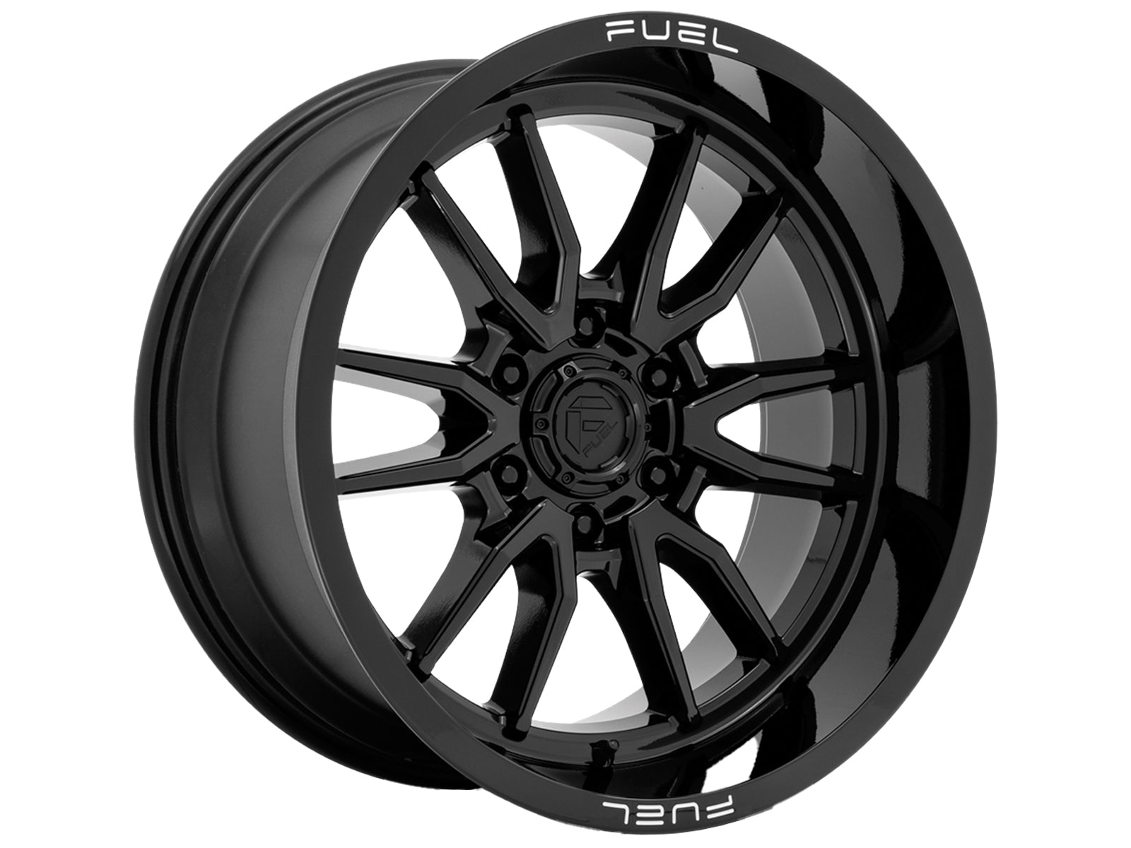 FUEL D760 CLASH GLOSS BLACK 20X10 -18 6X135 87.1 ( TEXT FOR CLEARANCE PRICE *** )
