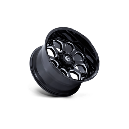 FUEL SCEPTER GLOSS BLK MILLED | 20X10 6X135 -18 87.1MM ( TEXT US TO GET 40% OFF )