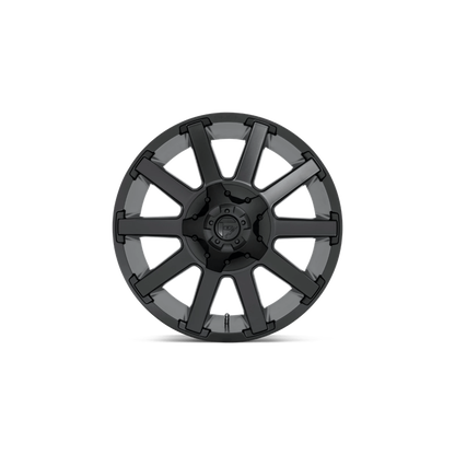 FUEL CONTRA SATIN BLK | 20X9 8X180 +20 124.3MM