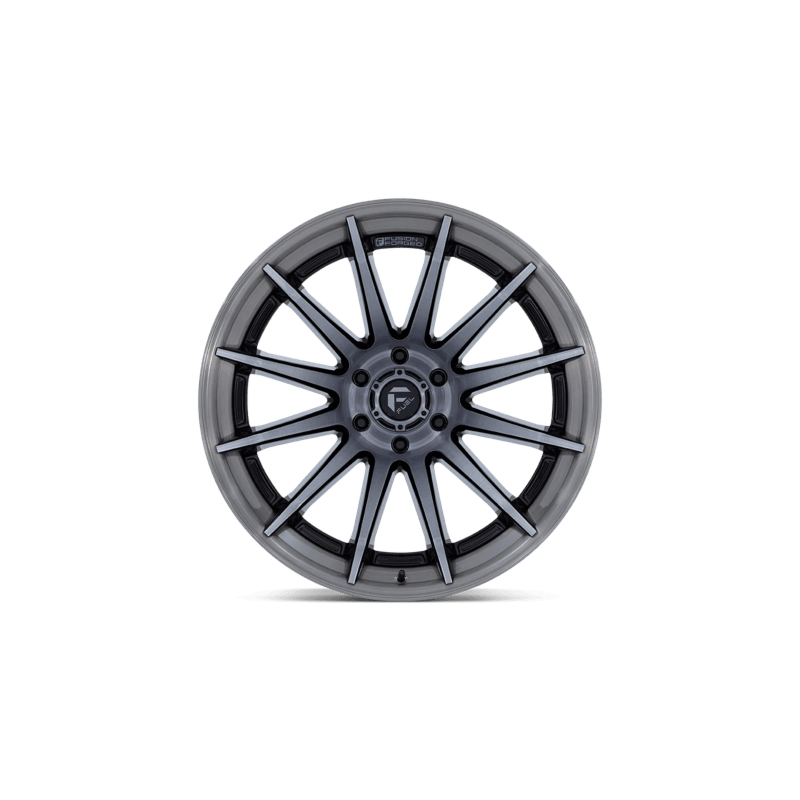 FUEL BURN GLOSS BLK BRUSHED DARK TINT | 24X12 6X135 -44 87.1MM ( TEXT US FOR BLOWOUT PRICING *** )
