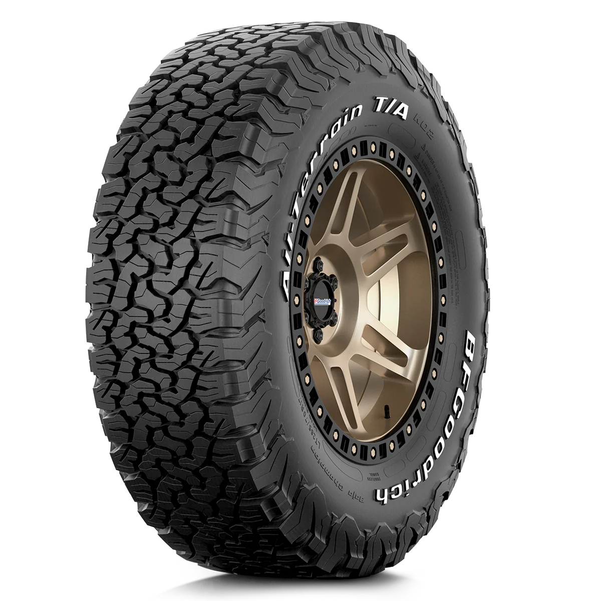 275/55R20 BFGoodrich All-Terrain T/A KO2 RBL (3PMS) 115S 8/D