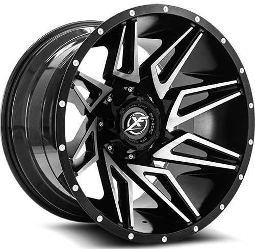 XF OFFROAD XF-218 20x10 6x135/6x139.7 -12 Gloss Black Machined