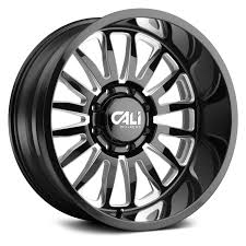 CALI OFF-ROAD SUMMIT GLOSS BLACK MILLED | 20X10 -25 ET 5X139.7 (87.1 HUB)