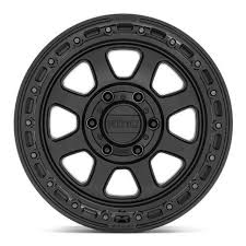 KM548 SATIN BLACK / GLOSS BLACK LIP | 17X9 5X127 +0