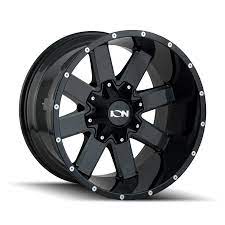 ION 141 GLOSSBLACK/MILLED SPOKES | 20X10 8X165.1/8X170 -19 130.8