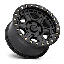 BLACK RHINO RENO MATTE BLACK | BRASS RIVETS | 17X9 6X139 +0