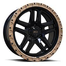 ENVY WHEELS FFT9 GLOSS BLACK/ BRONZE BEADLOCK | 18X8.5 6X139.7 +18 (95MM HUB)