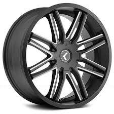 KRAZE CRAY KR141 BLACK/MILLED | 18X8 5X114.3/5X112 +40 73MM