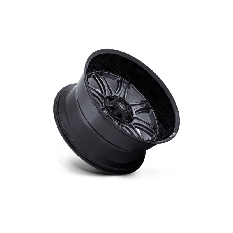 FUEL DARKSTAR MATTE GUNMETAL WITH BLK LIP | 20X10 6X135/6X139.7 -18 106.1MM -TEXT US FOR CLEARANCE PRICING***