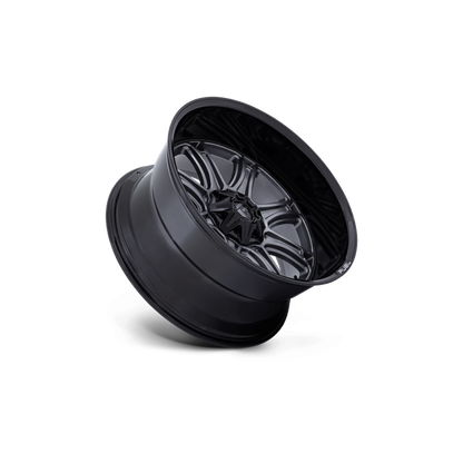 FUEL DARKSTAR MATTE GUNMETAL WITH BLK LIP | 20X10 6X135/6X139.7 -18 106.1MM -TEXT US FOR CLEARANCE PRICING***