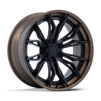 FUEL FUSION FORGED FC404 MUTINY MATTE BLACK W/ GLOSS BRONZE LIP 20X10 -18 6X135 87.1 ( TEXT FOR CLEARANCE PRICE *** )
