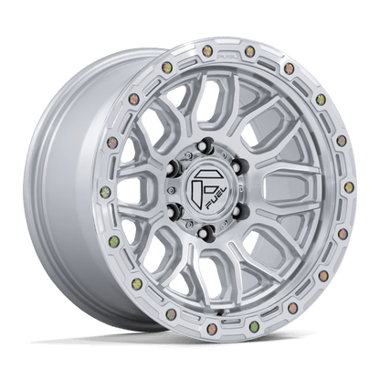 FUEL SURGE GLOSS SILVER W/ MACHINED FACE 20X9 +1 8X170 125 * TEXT US FOR CLEARANCE PRICING *